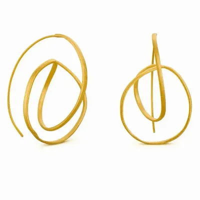 Bijoux - BOUCLES D'OREILLES DORÉES EMBOLIC GRANDES - JOIDART