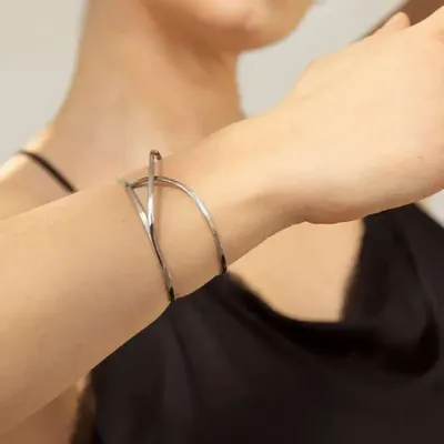 Jewelry - EMBOLIC SILVER BRACELET - JOIDART