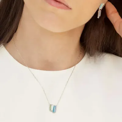 Bijoux - COLLIER EN ARGENT PALETTE PETIT - JOIDART