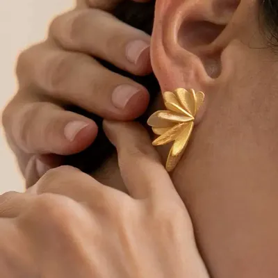 Bijoux - BOUCLES D'OREILLES DORÉES VOL GRANDES - JOIDART