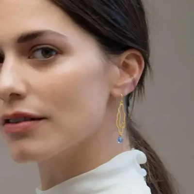 Jewelry - GOLDEN EARRINGS GAUDÍ JEWELRY LA PEDRERA - JOIDART