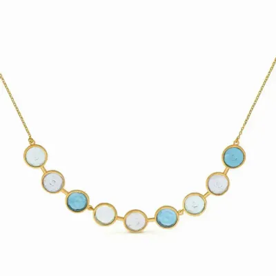 Bijoux - COLLIER DORÉE GAUDÍ JEWELRY BLEUS - JOIDART