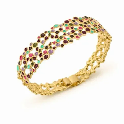 Jewelry - GOLDEN BRACELET CANDY COLOURS - JOIDART