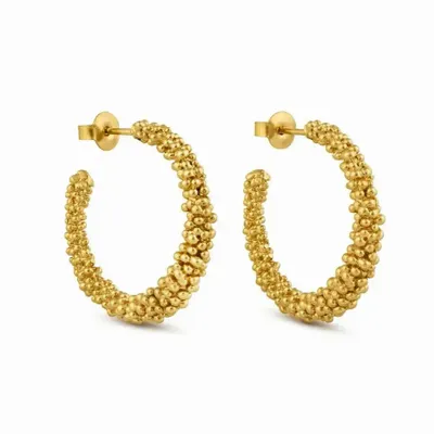 Bijoux - BOUCLES D'OREILLES DORÉES STARDUST GRANDES - JOIDART