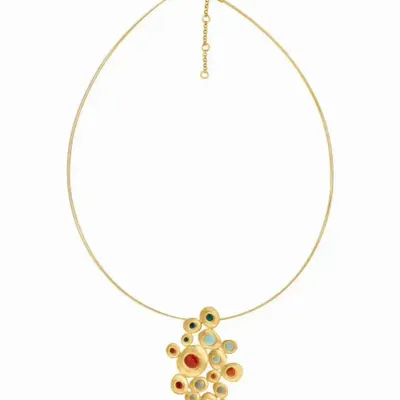 Jewelry - GOLDEN NECKLACE FAVORITA COLORS LARGE - JOIDART