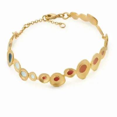Jewelry - GOLDEN BRACELET FAVORITA COLORS - JOIDART