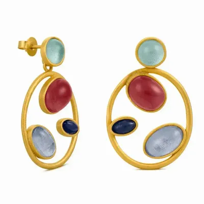 Bijoux - BOUCLES D'OREILLES DORÉES ALEGRIA GRANDES - JOIDART