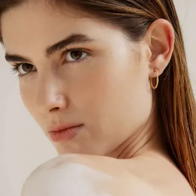 Bijoux - BOUCLES D'OREILLES DORÉES CLARA PETITES - JOIDART