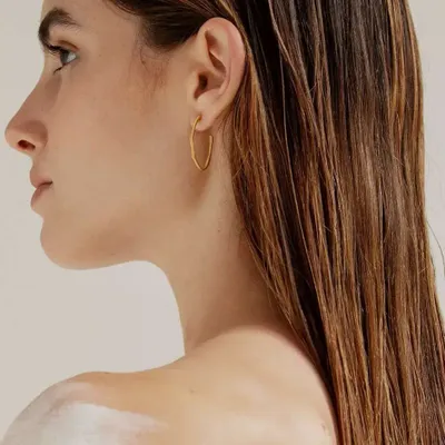 Bijoux - BOUCLES D'OREILLES DORÉES CLARA MOYENNES - JOIDART