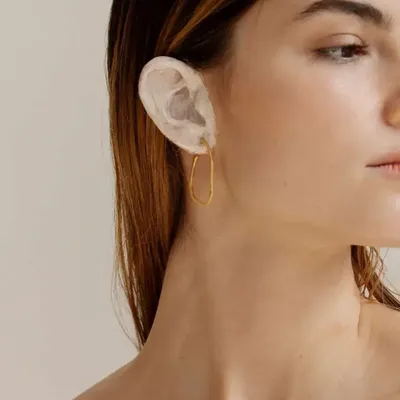 Bijoux - BOUCLES D'OREILLES DORÉES CLARA GRANDES - JOIDART