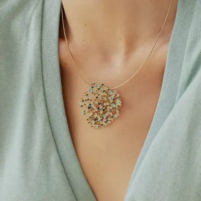 Bijoux - COLLIER DORÉE CANDY MOON GRAND - JOIDART