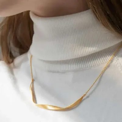 Bijoux - COLLIER DORÉE OCEANICA - JOIDART