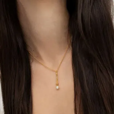 Bijoux - COLLIER DORÉE ECLAT BLANC - JOIDART