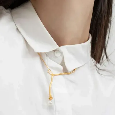 Jewelry - GOLDEN NECKLACE ECLAT - JOIDART