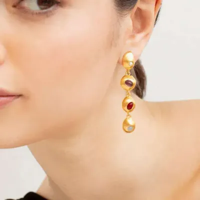 Jewelry - LONG ADDAIA GOLDEN EARRINGS - JOIDART
