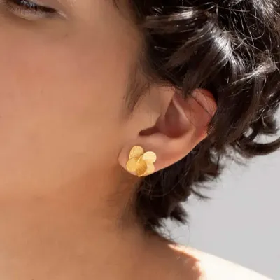 Bijoux - BOUCLES D'OREILLES DORÉES PAMPALONIA - JOIDART