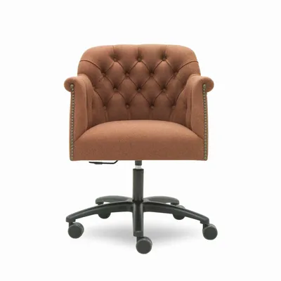 Desk chairs - Paris Chair Swivel Origins | Desk Chair with capitonné option - CREARTE COLLECTIONS