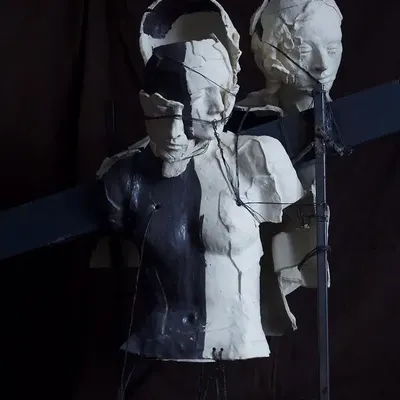 Sculptures, statuettes and miniatures - The Cyrenean – Confrontation - DZIENNIAKART WOJCIECH DZIENNIAK