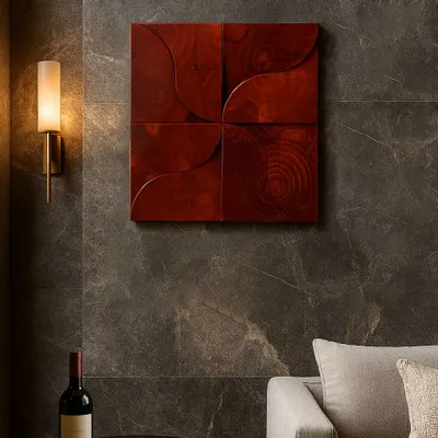 Other wall decoration - Radial Square Series KAZAGURUMA [WALL DECOR] - RADIAL SQUARE