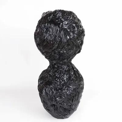 Unique pieces - Vase recycled paper Collection Outrenoir unique piece - HELENE SIELLEZ