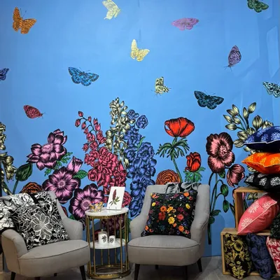 Revêtements muraux - Wallpaper mural Mirage de Papillons - SHAKU