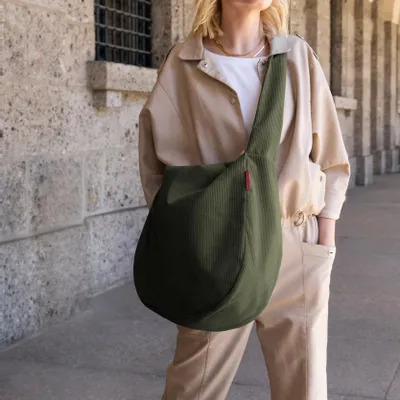 Bags and totes - moonbag, cord dark matcha - REISENTHEL ACCESSOIRES