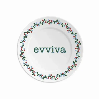 Everyday plates - PLATE 16 EVVIVA - XMAS - ILARIA.I