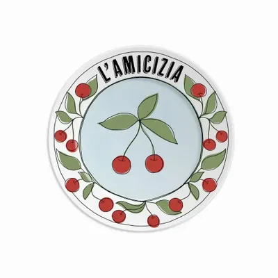 Assiettes au quotidien - ASSIETTE 16 L'AMICIZIA - CHERRY - ILARIA.I