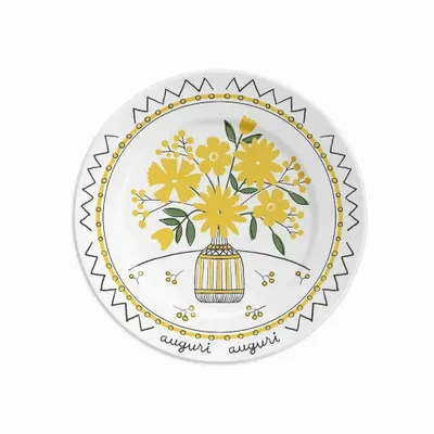 Assiettes au quotidien - ASSIETTE 16 AUGURI AUGURI - ILARIA.I