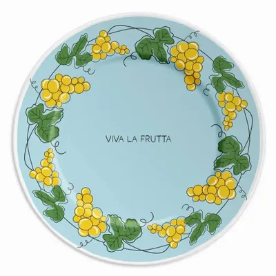 Everyday plates - PLATE 21 VIVA LA FRUTTA AND GRAPES - ILARIA.I