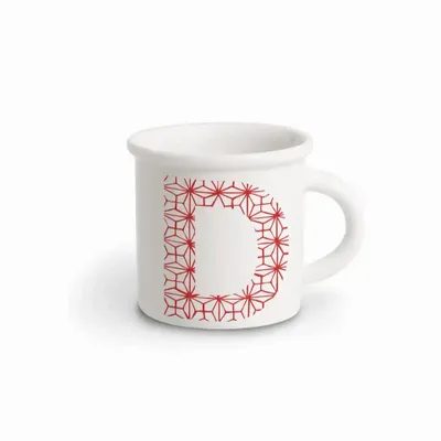Tasses et mugs - MUG RED ALPHABET D - ILARIA.I