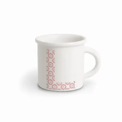 Tasses et mugs - MUG RED ALPHABET L - ILARIA.I