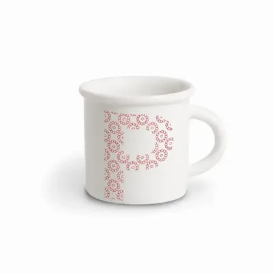 Tasses et mugs - MUG RED ALPHABET P - ILARIA.I