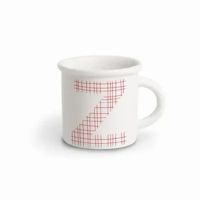 Mugs - MUG RED ALPHABET Z - ILARIA.I