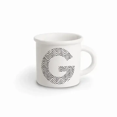 Mugs - MUG BLACK ALPHABET G - ILARIA.I