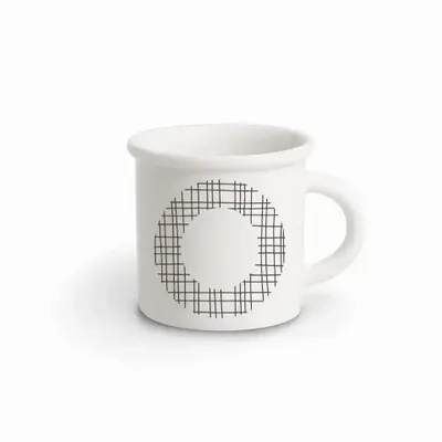 Mugs - MUG BLACK ALPHABET O - ILARIA.I