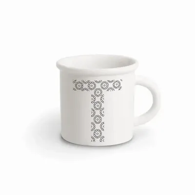 Mugs - MUG BLACK ALPHABET T - ILARIA.I