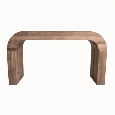 Console table - Recycled teak wood counter - DOM - HYDILE