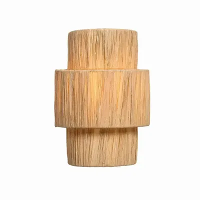 Wall lamps - Raffia wall light - RAM - HYDILE