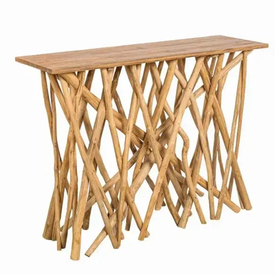Console table - Teak branch console - ENORA - HYDILE