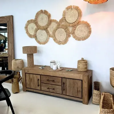 Meubles TV - Meuble TV en teck recyclé - ACHILLE - HYDILE