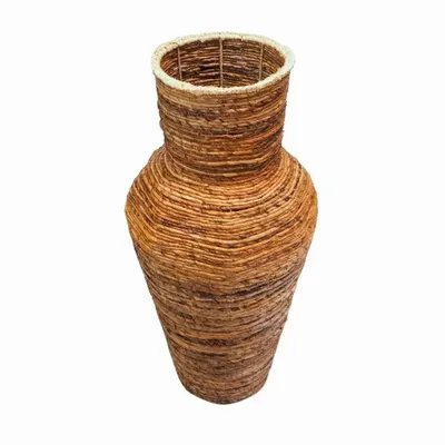 Pots de fleurs - Grande jarre en feuilles de bananier - FLORE - HYDILE