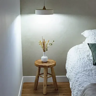 Hanging lights - White terracotta pendant light - MICHELE S - HYDILE