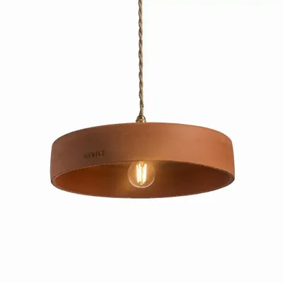 Hanging lights - Ochre terracotta pendant light - MICHELE M - HYDILE