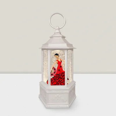 Other Christmas decorations - LED Snow Globe Lantern – Flamenco Dancer - BLUE STAR B.V.