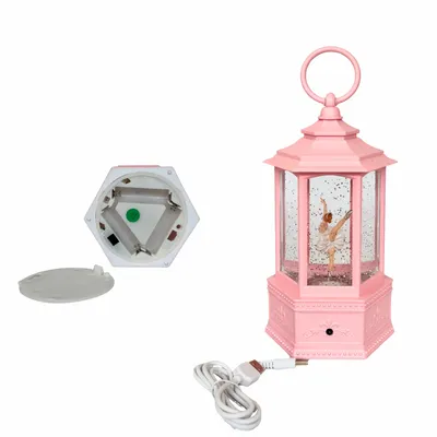 Autres décorations de Noël - Lanterne Boule à Neige LED – Danseuse Étoile Blanche - BLUE STAR B.V.