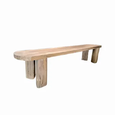 Bancs - Grand banc en teck recyclé - TICO - HYDILE