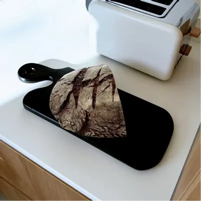 Kitchen utensils - Black teak wood cutting board - FINNO M - HYDILE