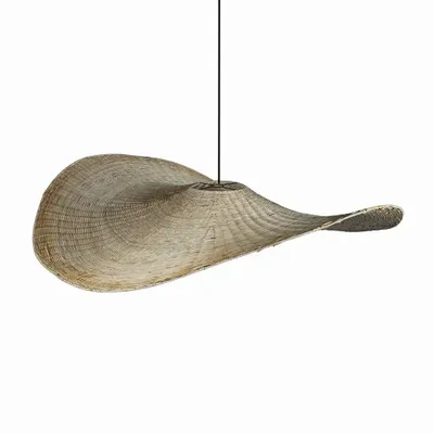 Hanging lights - XXL rattan pendant light - VOLTIGE - HYDILE