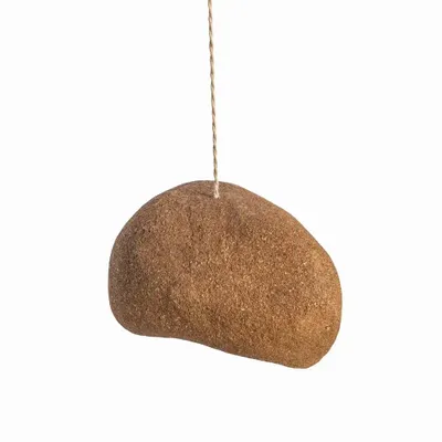 Hanging lights - Teak sawdust pendant light - OSLO S - HYDILE